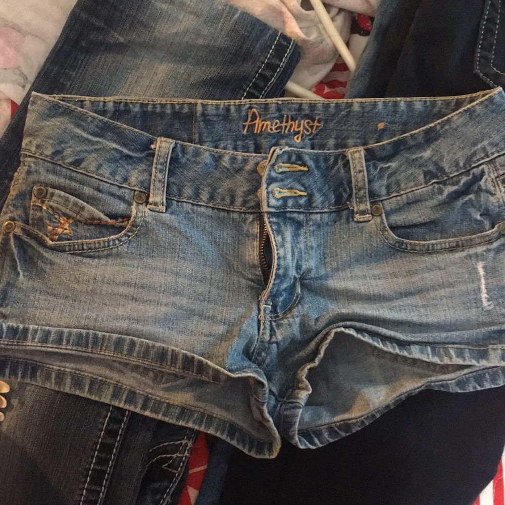 Light washed Shorts